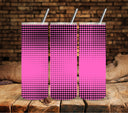 Black Dot Pattern UV DTF tumbler wraps