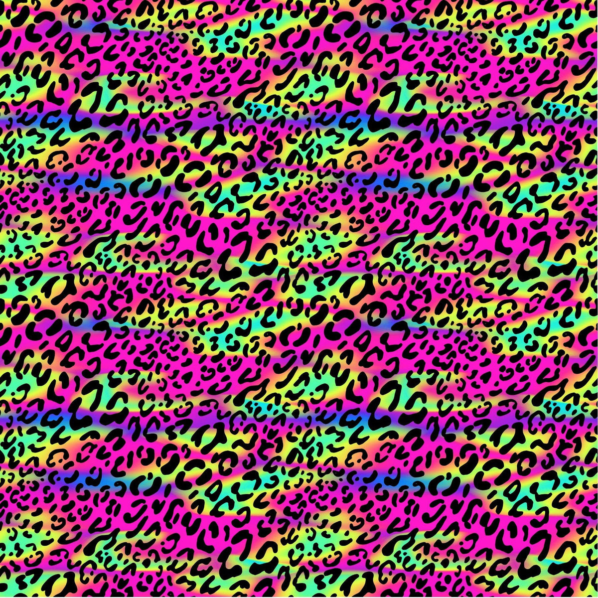 Neon Leopard 3 - Adhesive Vinyl