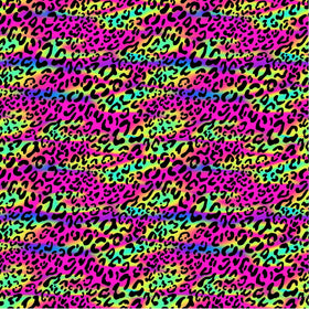 Neon Leopard 3 - Adhesive Vinyl