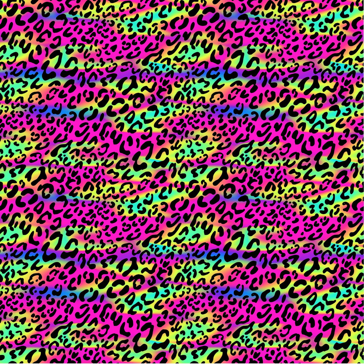 Neon Leopard 3 - Adhesive Vinyl