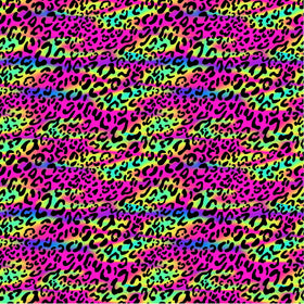 Neon Leopard 3 - Adhesive Vinyl