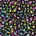 Neon Stars Adhesive Vinyl