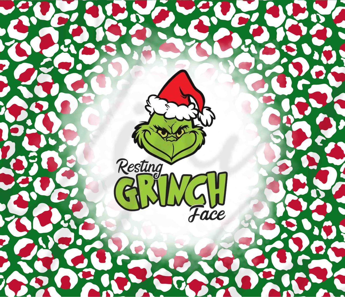 Nobody Likes A Grinch 20 or 30 oz Skinny Adhesive Vinyl Wrap