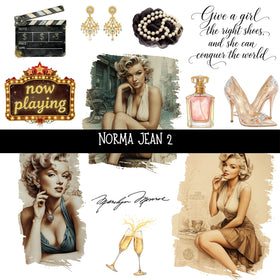 Norma Jean UV DTF Decal sheets 3 design sheets available