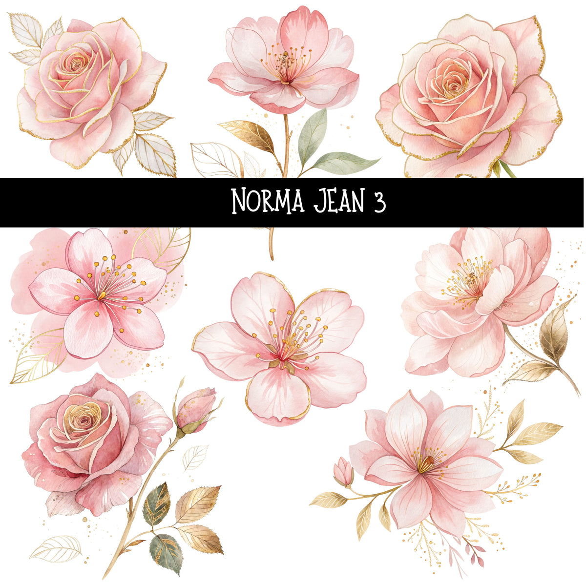 Norma Jean UV DTF Decal sheets 3 design sheets available