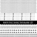 North Pole Doodle Patchwork Set