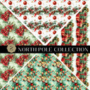 North Pole precut Vsplit 12x12 vinyl sheet 2 Designs