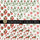 North Pole precut Vsplit 12x12 vinyl sheet 2 Designs