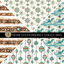 Homestead Holidays precut Vsplit 12x12 vinyl sheet 2 Designs