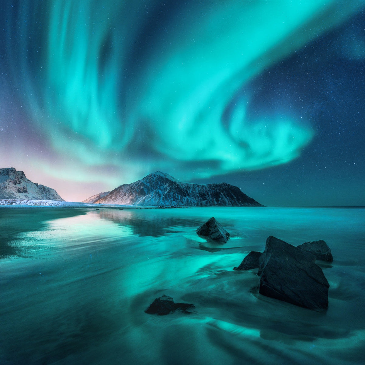 Northern Lights Norway - Adhesive Vinyl