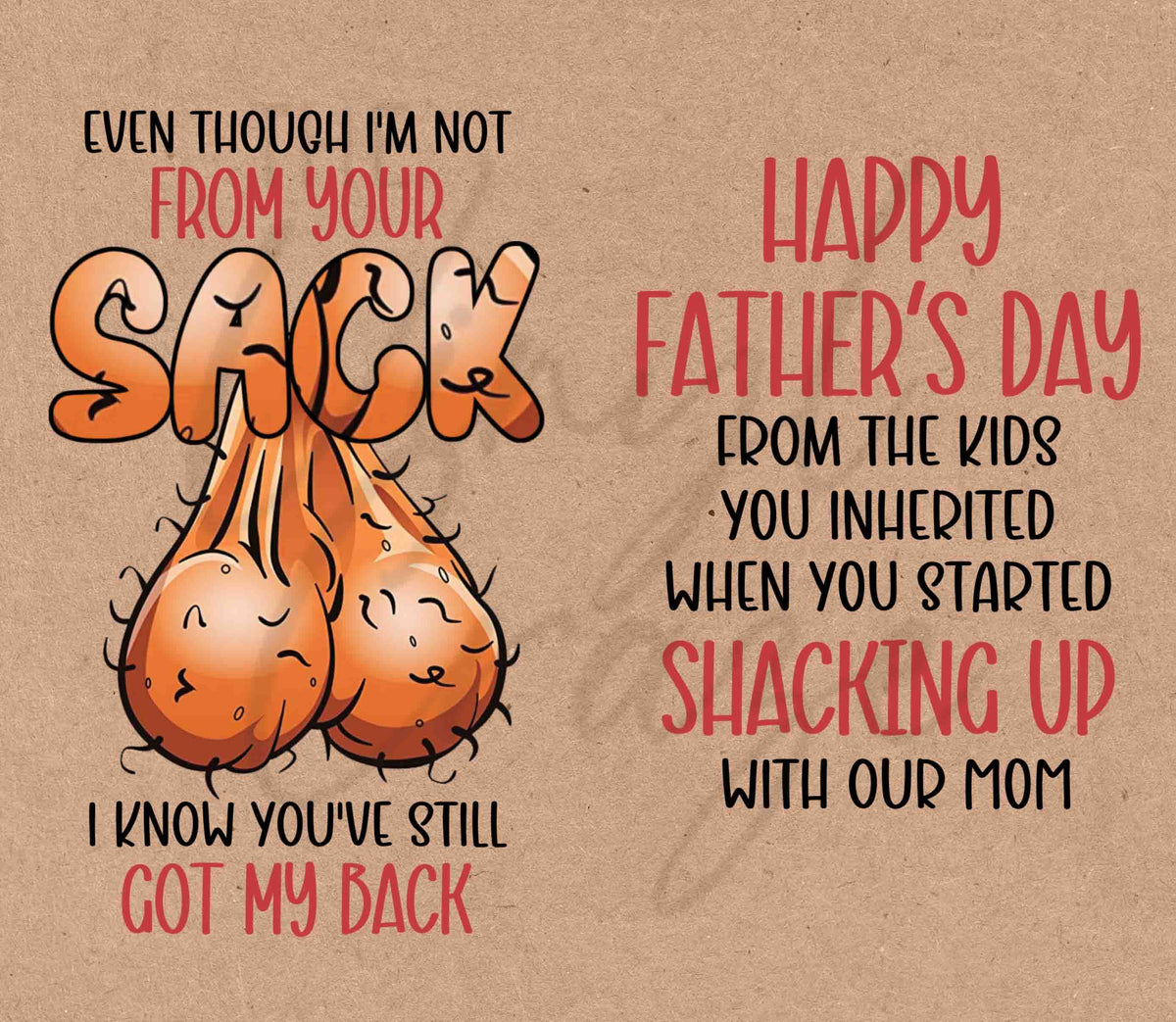 Not From Your Sack Adhesive Vinyl Wrap
