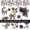 Not enough sage Torn Pages - UV DTF Decal sheet