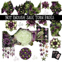 Not enough sage Torn Pages - UV DTF Decal sheet
