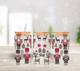 Nutcrackers - UV DTF 16oz Libbey wrap