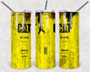 CAT Oil Vinyl Wrap for 20oz straight