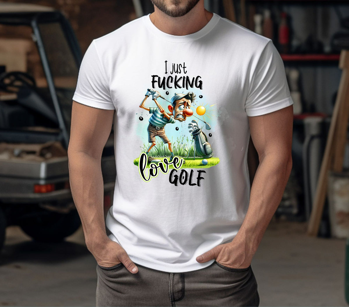 I just love golf DTF Transfers
