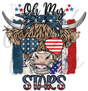 Oh My Stars UV DTF Decal