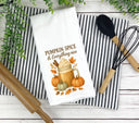 Pumpkin spice and everything nice DTF towel Transfer