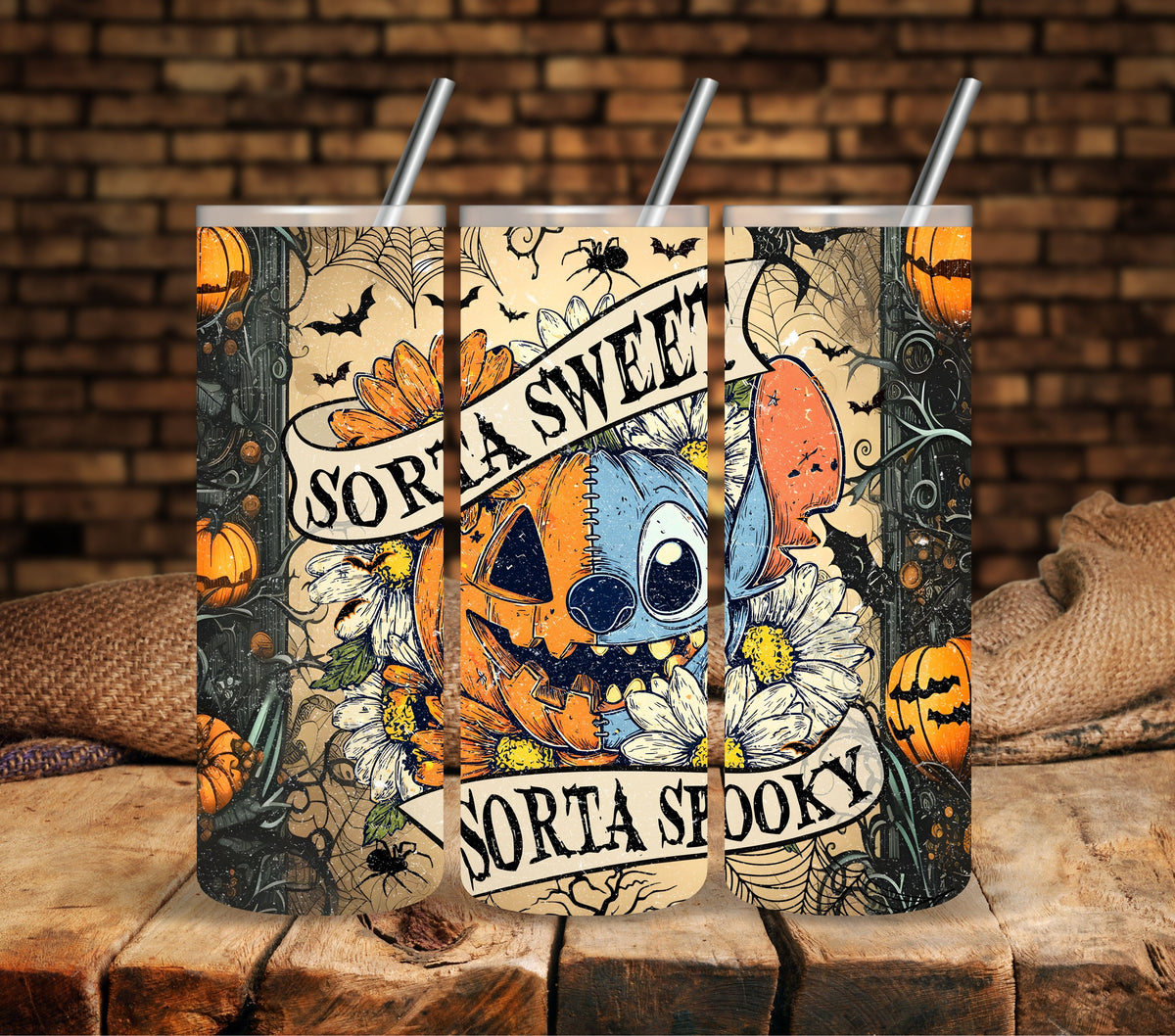 Sorta sweet stitch Vinyl tumbler wraps