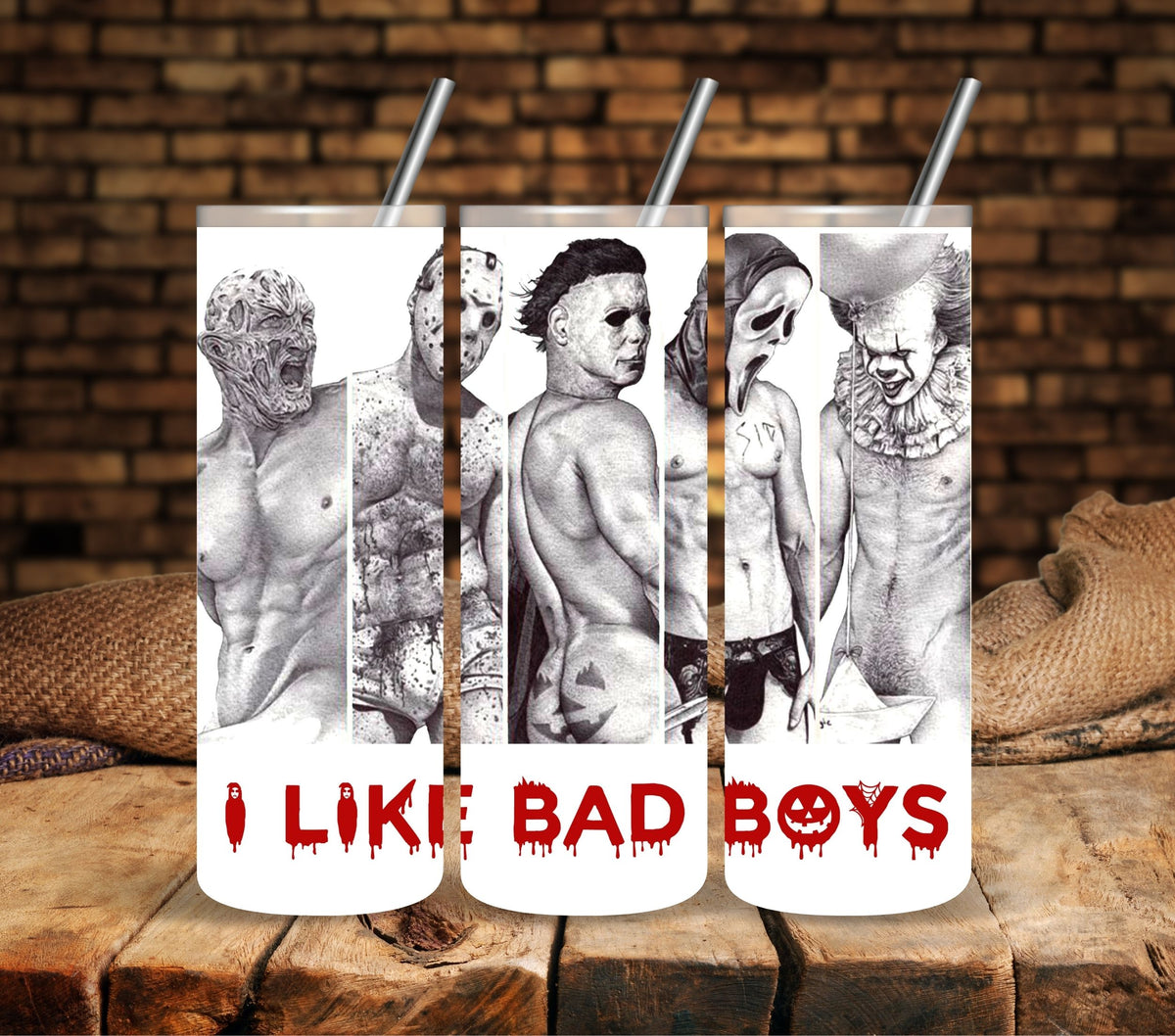 Bad Boys UV DTF tumbler wraps
