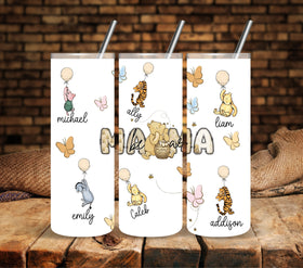 Mama Bear Hunny UV DTF Decal Sheet