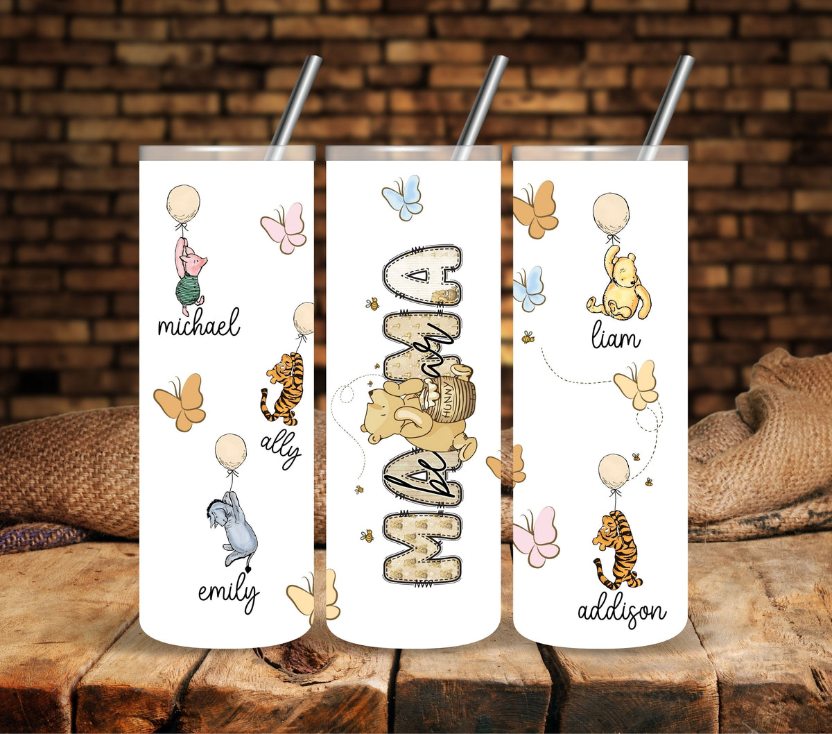 Mama Bear Hunny UV DTF Decal Sheet