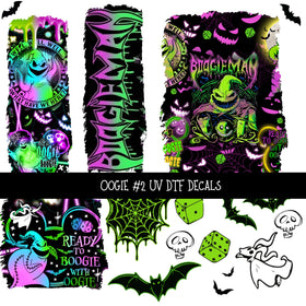 Oogie Torn Pages UV DTF Decal sheets 3 designs available
