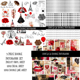 Ooh La La Doodle Patchwork Set