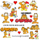 Orange Cat UV DTF Decal accent Sheet 10x10