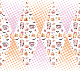 PSL Halloween Precut Diamonds vinyl tumbler wraps