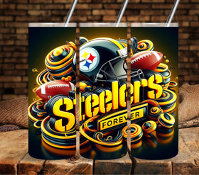 Steelers Forever wrap vinyl tumbler wraps