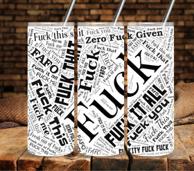 Had a bad day black UV DTF tumbler wraps