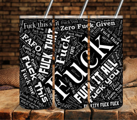 Had a bad day white UV DTF tumbler wraps