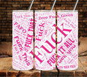 Had a bad day Hot Pink UV DTF tumbler wraps
