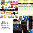 Pacman UV DTF Doodle Patchwork Set