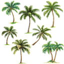 Palm Trees UV DTF Decal sheet