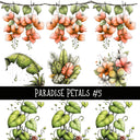 Paradise Petals UV DTF Decal sheets 7 Design Options