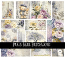 Paris Bear Patchwork Set