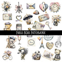Paris Bear Patchwork Set
