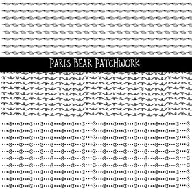 Paris Bear Patchwork Set