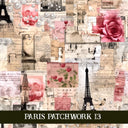 Paris Patchwork collection- 12x12 vinyl sheets 14 designs available