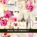 Paris Patchwork collection- 12x12 vinyl sheets 14 designs available