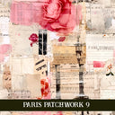 Paris Patchwork collection- 12x12 vinyl sheets 14 designs available