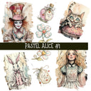 Pastel Alice UV DTF Decal sheets 4 design sheets available