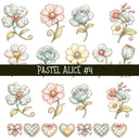 Pastel Alice UV DTF Decal sheets 4 design sheets available