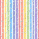 Pastel Stripes and Butterflies - Adhesive Vinyl