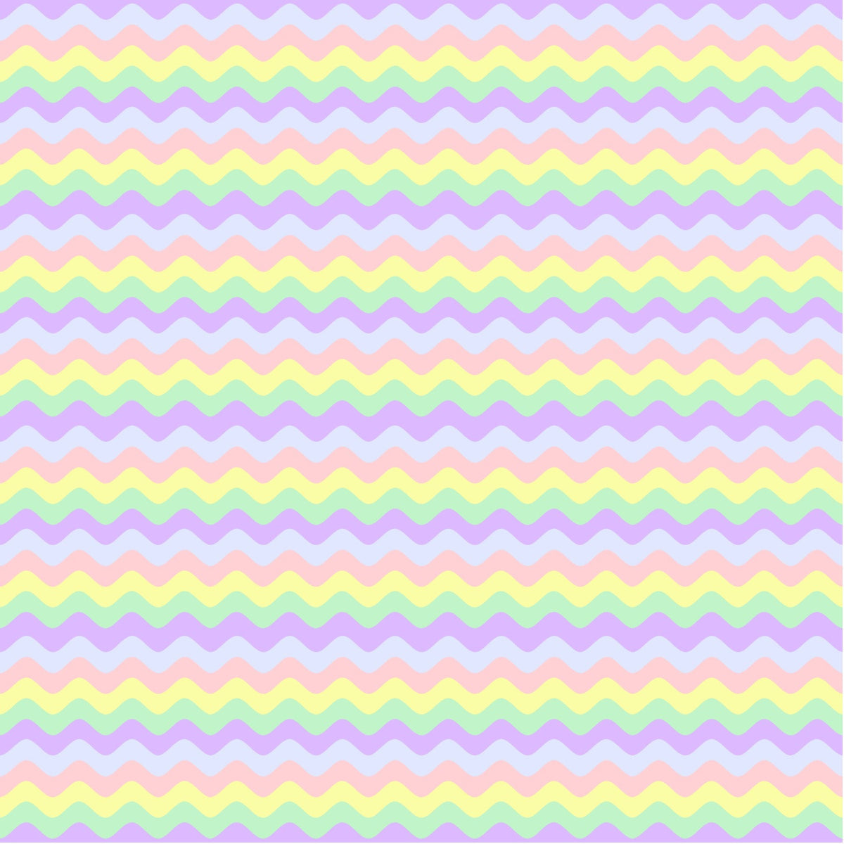 Pastel Easter Color Waves - Adhesive Vinyl