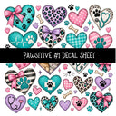 Pawsitive UV DTF Decal sheets 11 Designs available