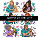 Pawsitive UV DTF Decal sheets 11 Designs available