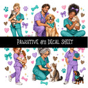 Pawsitive UV DTF Decal sheets 11 Designs available